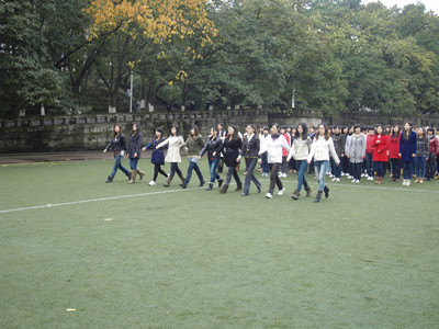 2012年春运会研究生院方阵队选拔工作圆满落幕